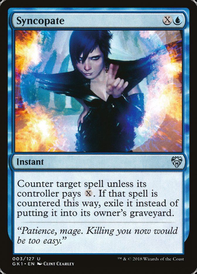 Syncopate [Guilds of Ravnica Guild Kit] | Shuffle n Cut Hobbies & Games