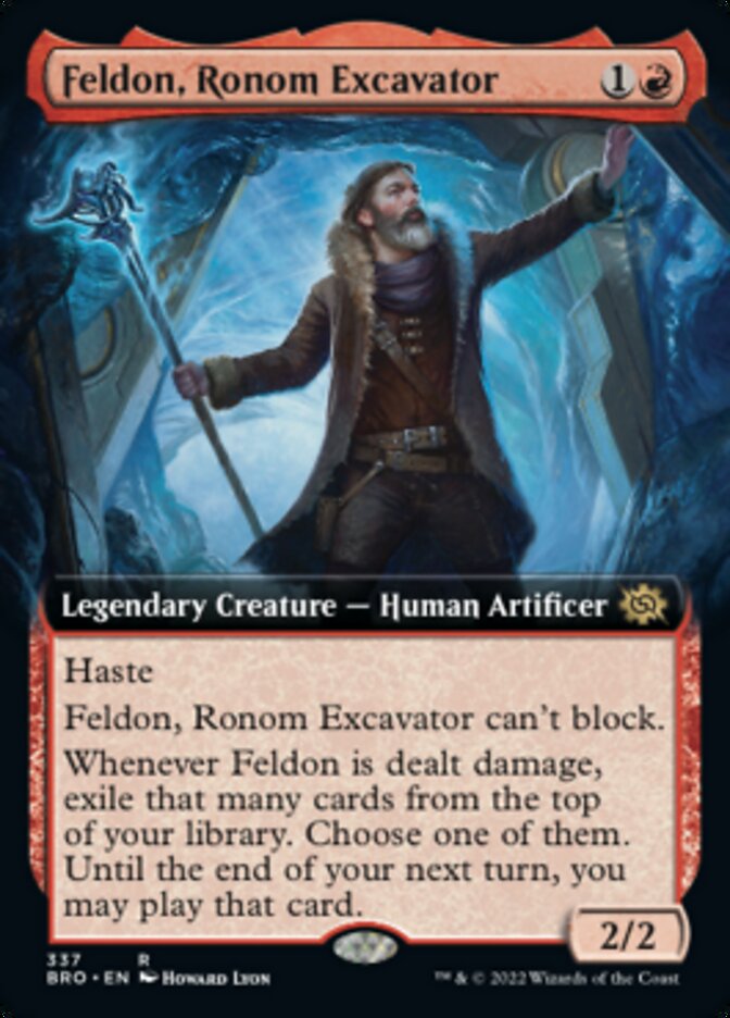 Feldon, Ronom Excavator (Extended Art) [The Brothers' War] | Shuffle n Cut Hobbies & Games