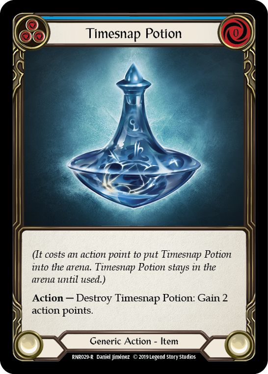 Timesnap Potion [RNR029-R] (Rhinar Hero Deck)  1st Edition Normal | Shuffle n Cut Hobbies & Games