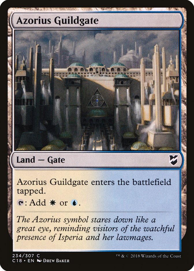 Azorius Guildgate [Commander 2018] | Shuffle n Cut Hobbies & Games