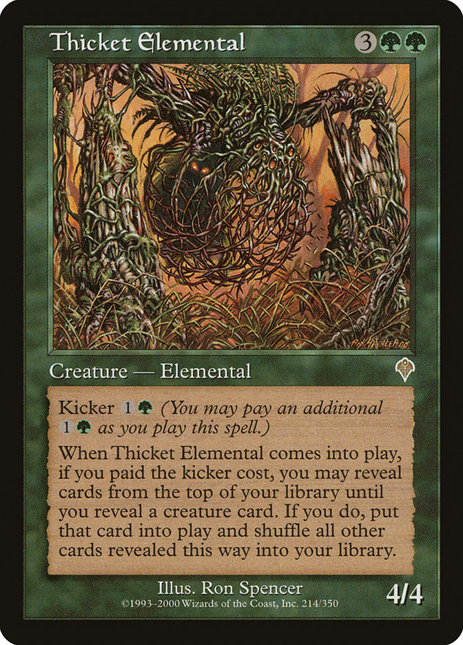 Thicket Elemental [Invasion] | Shuffle n Cut Hobbies & Games