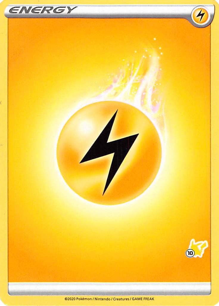 Lightning Energy (Pikachu Stamp #10) [Battle Academy 2022] | Shuffle n Cut Hobbies & Games