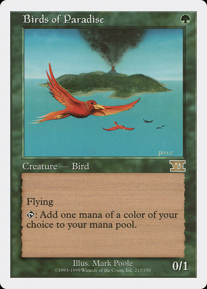 Birds of Paradise [Classic Sixth Edition] | Shuffle n Cut Hobbies & Games
