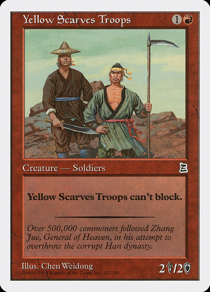 Yellow Scarves Troops [Portal Three Kingdoms] | Shuffle n Cut Hobbies & Games