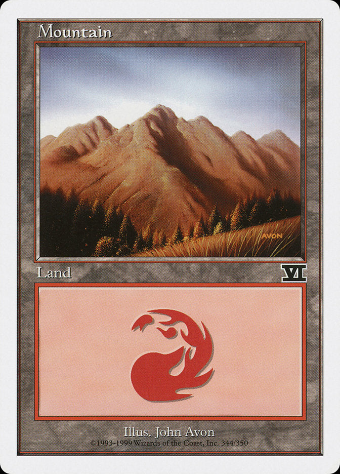 Mountain (344) [Classic Sixth Edition] | Shuffle n Cut Hobbies & Games