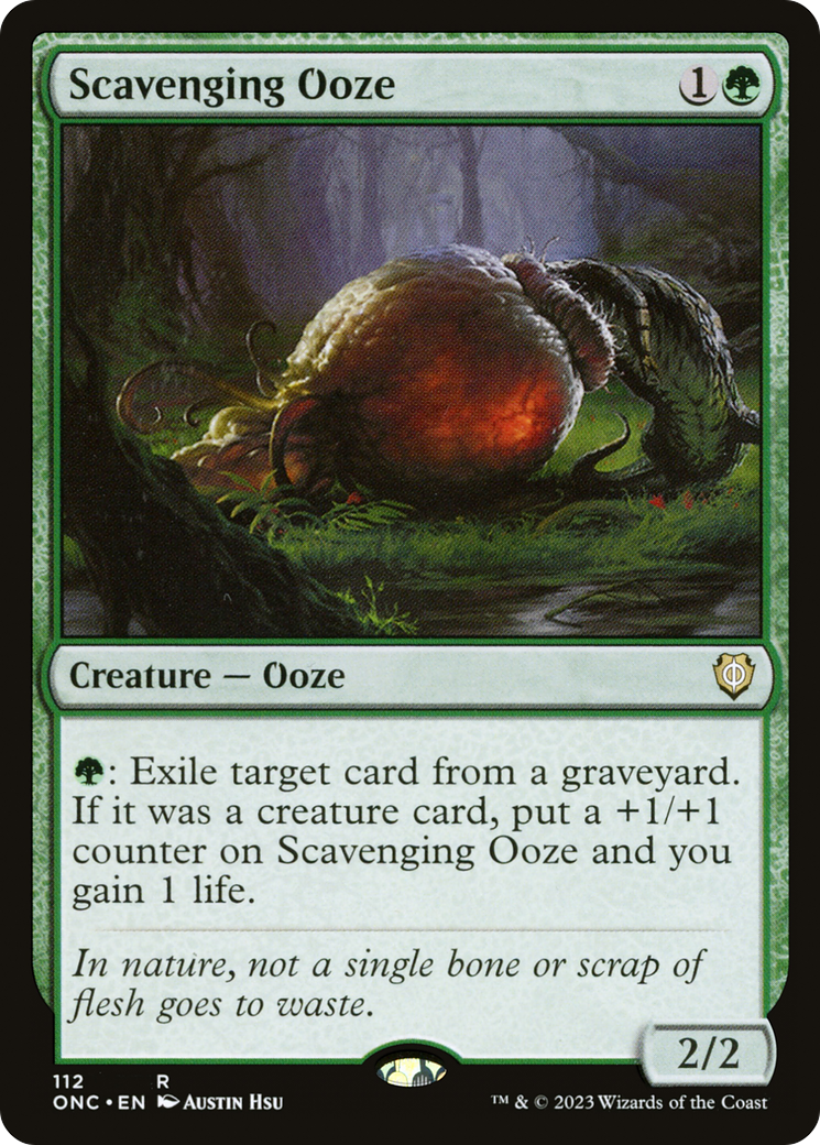 Scavenging Ooze [Phyrexia: All Will Be One Commander] | Shuffle n Cut Hobbies & Games