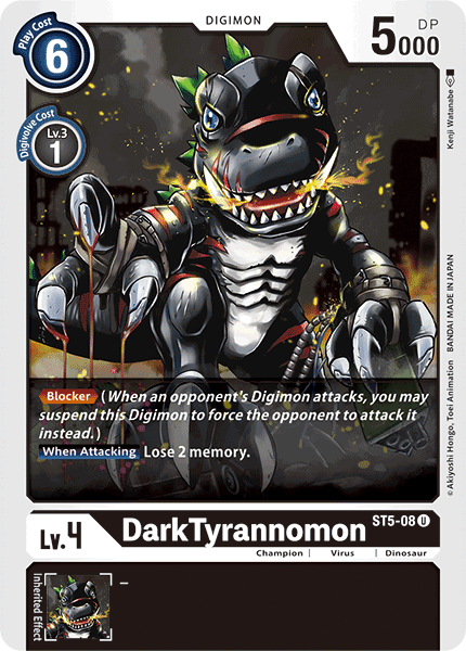 DarkTyrannomon [ST5-08] [Starter Deck: Machine Black] | Shuffle n Cut Hobbies & Games