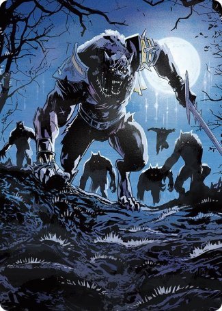 Tovolar, the Midnight Scourge 2 Art Card [Innistrad: Midnight Hunt Art Series] | Shuffle n Cut Hobbies & Games