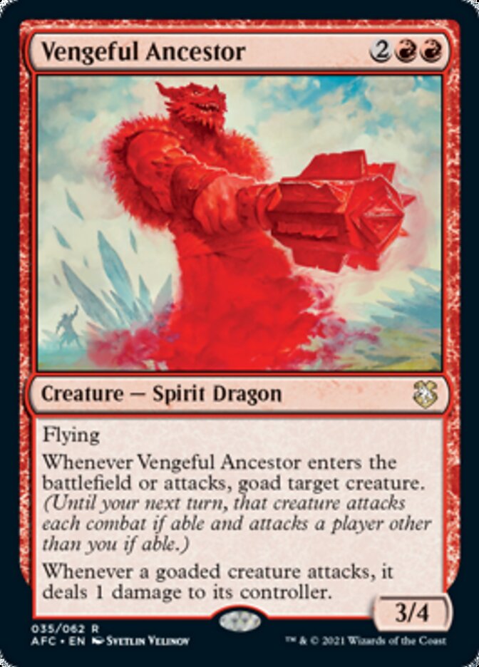 Vengeful Ancestor [Dungeons & Dragons: Adventures in the Forgotten Realms Commander] | Shuffle n Cut Hobbies & Games