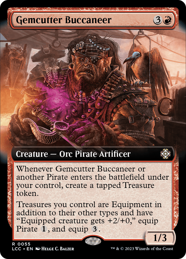 Gemcutter Buccaneer (Extended Art) [The Lost Caverns of Ixalan Commander] | Shuffle n Cut Hobbies & Games