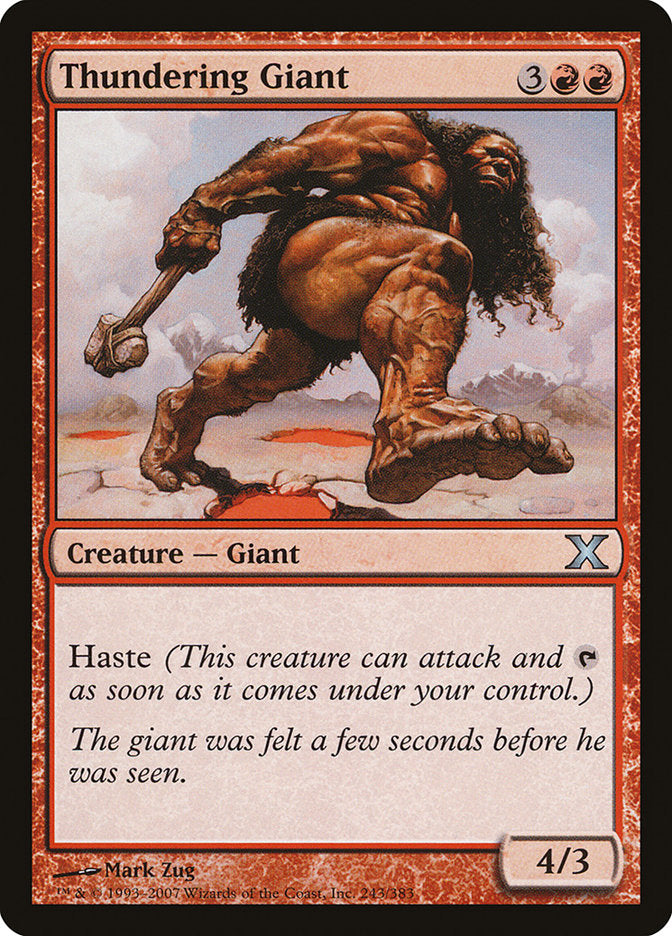 Thundering Giant [Tenth Edition] | Shuffle n Cut Hobbies & Games
