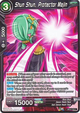 Shun Shun, Protector Majin [BT3-119] | Shuffle n Cut Hobbies & Games