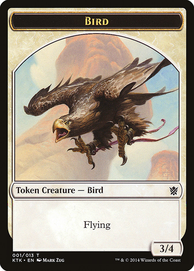 Bird Token [Khans of Tarkir Tokens] | Shuffle n Cut Hobbies & Games