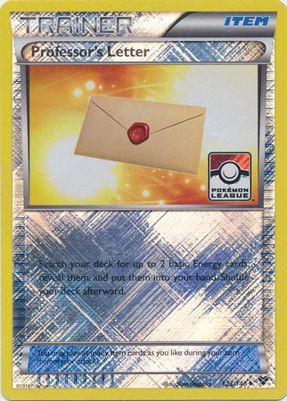 Professor's Letter (123/146) (League Promo) [XY: Base Set] | Shuffle n Cut Hobbies & Games