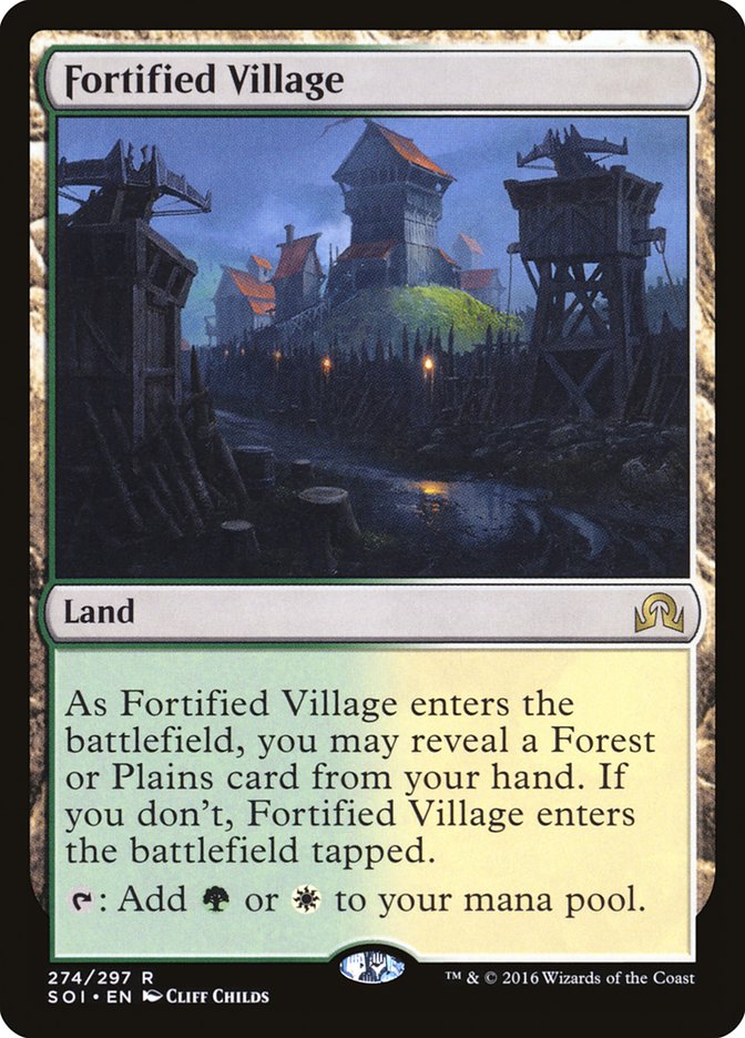 Fortified Village [Shadows over Innistrad] | Shuffle n Cut Hobbies & Games