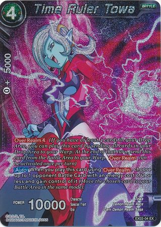 Time Ruler Towa (Foil) (EX02-04) [Dark Demon's Villains] | Shuffle n Cut Hobbies & Games