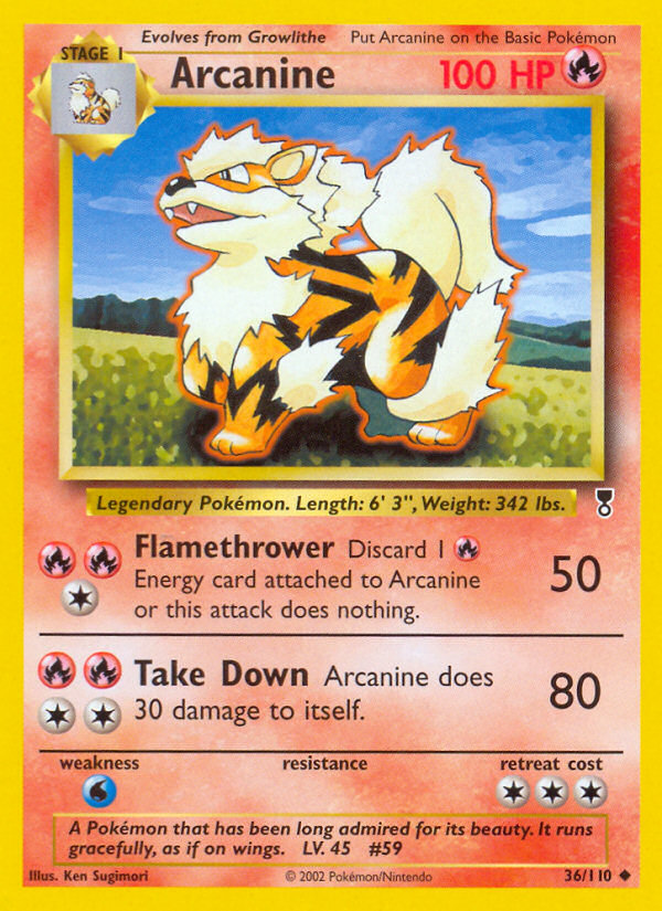 Arcanine (36/110) [Legendary Collection] | Shuffle n Cut Hobbies & Games