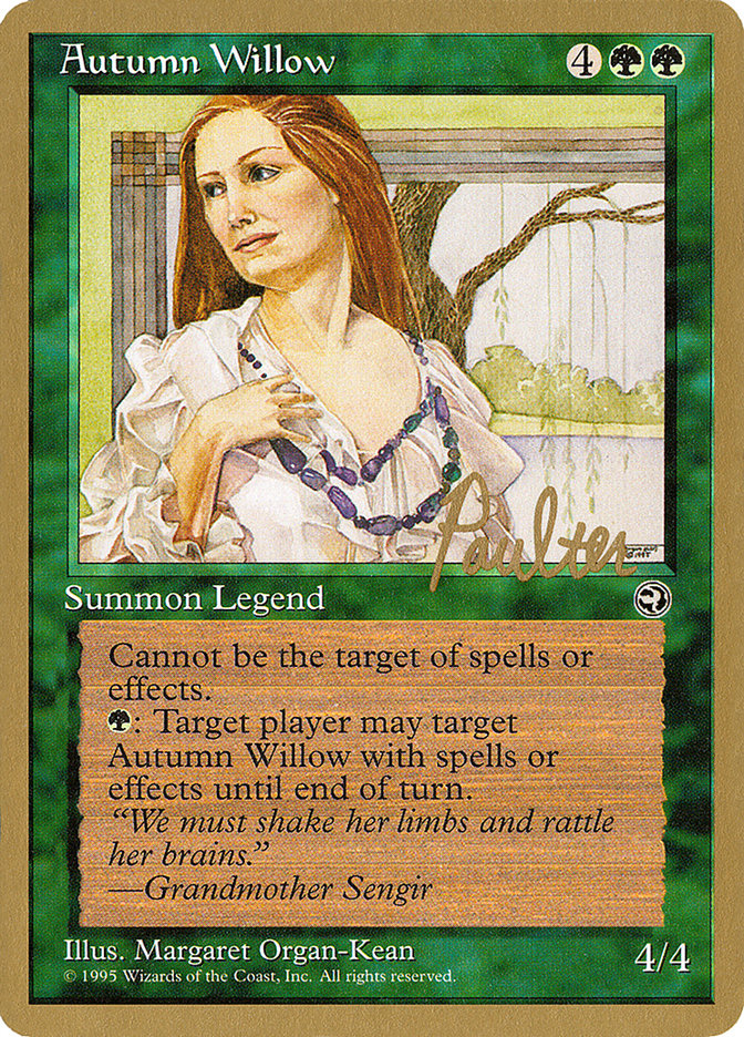 Autumn Willow (Preston Poulter) [Pro Tour Collector Set] | Shuffle n Cut Hobbies & Games