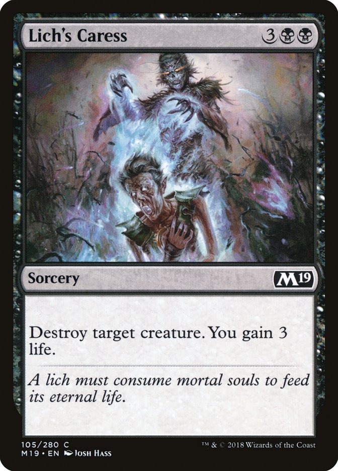 Lich's Caress [Core Set 2019] | Shuffle n Cut Hobbies & Games