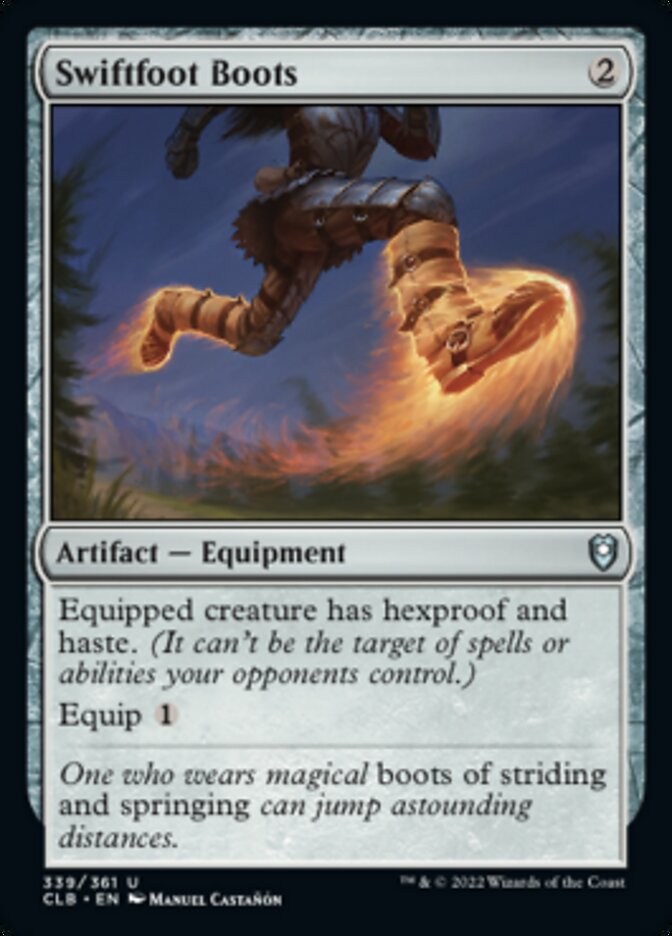 Swiftfoot Boots [Commander Legends: Battle for Baldur's Gate] | Shuffle n Cut Hobbies & Games