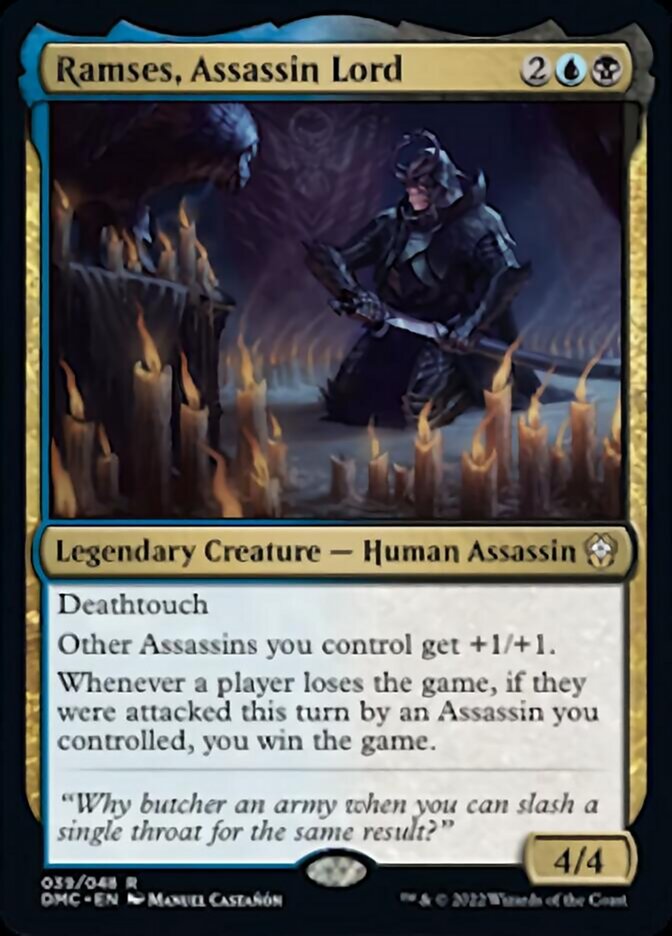 Ramses, Assassin Lord [Dominaria United Commander] | Shuffle n Cut Hobbies & Games