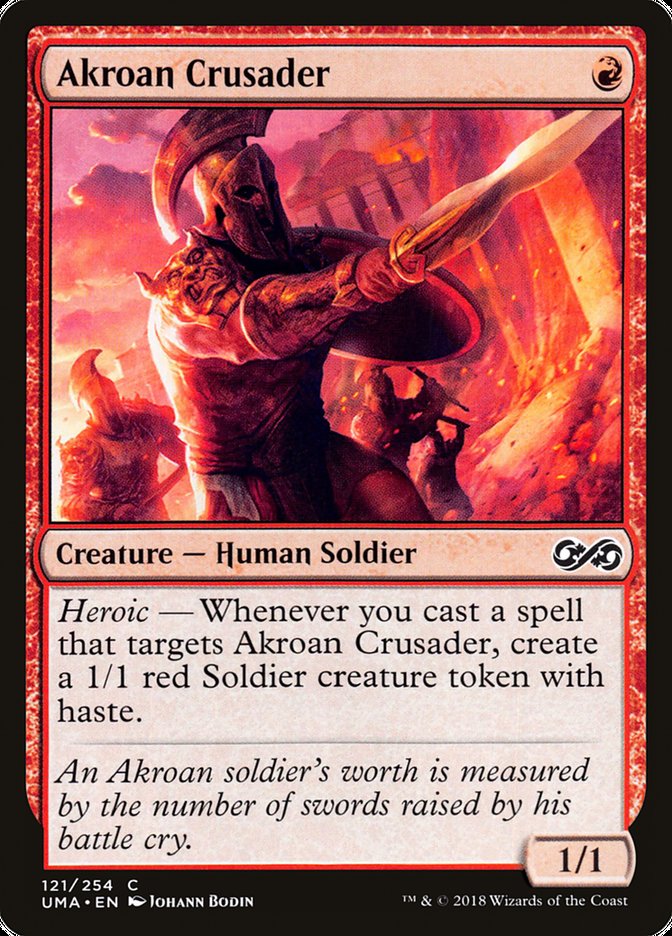 Akroan Crusader [Ultimate Masters] | Shuffle n Cut Hobbies & Games