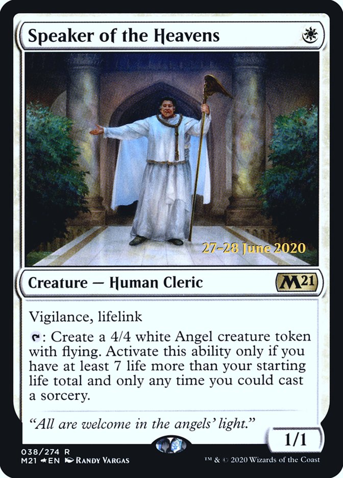 Speaker of the Heavens [Core Set 2021 Prerelease Promos] | Shuffle n Cut Hobbies & Games