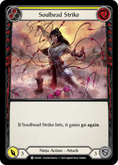 Soulbead Strike (Yellow) [CRU067] 1st Edition Rainbow Foil | Shuffle n Cut Hobbies & Games