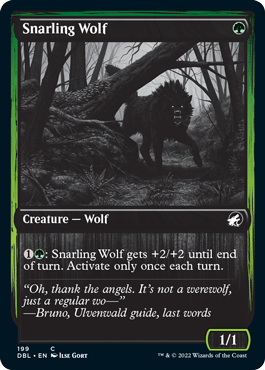 Snarling Wolf (199) [Innistrad: Double Feature] | Shuffle n Cut Hobbies & Games