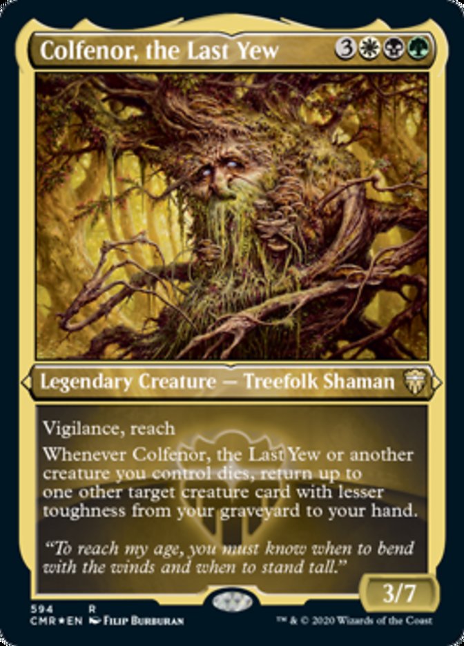 Colfenor, the Last Yew (Etched) [Commander Legends] | Shuffle n Cut Hobbies & Games