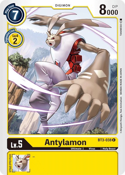 Antylamon [BT3-038] [Release Special Booster Ver.1.5] | Shuffle n Cut Hobbies & Games