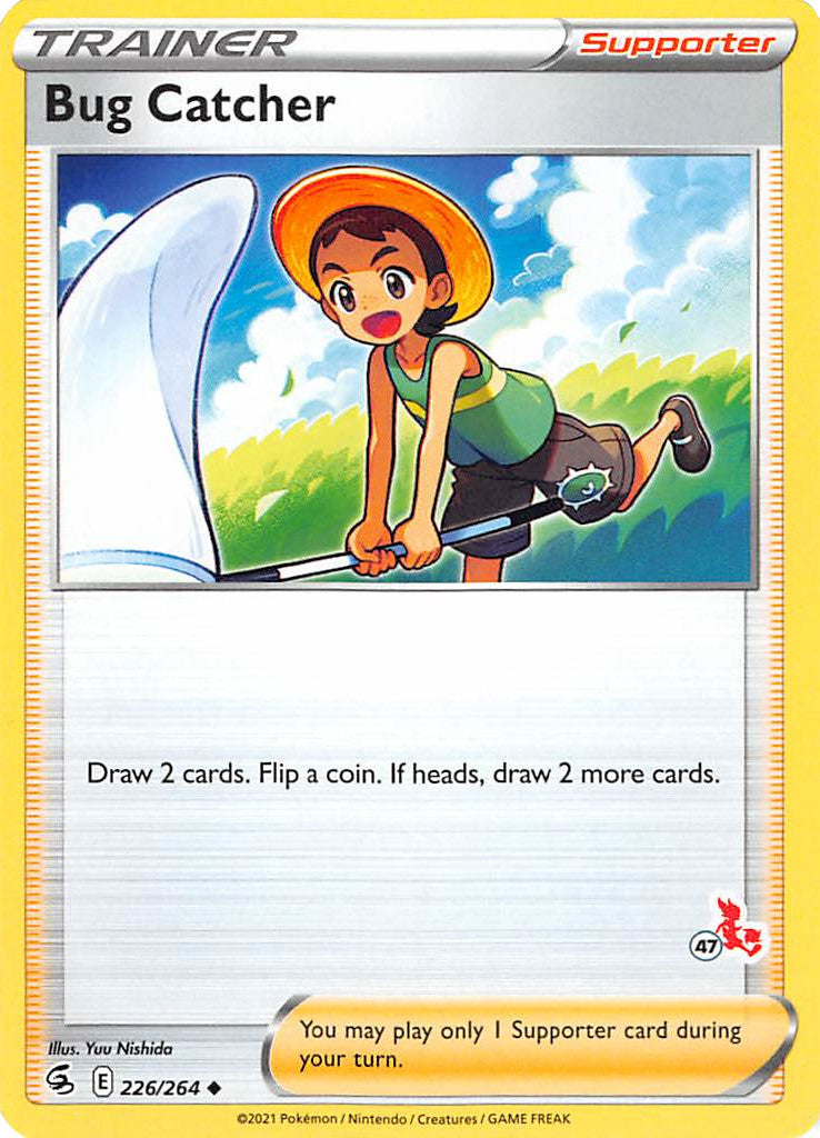 Bug Catcher (226/264) (Cinderace Stamp #47) [Battle Academy 2022] | Shuffle n Cut Hobbies & Games