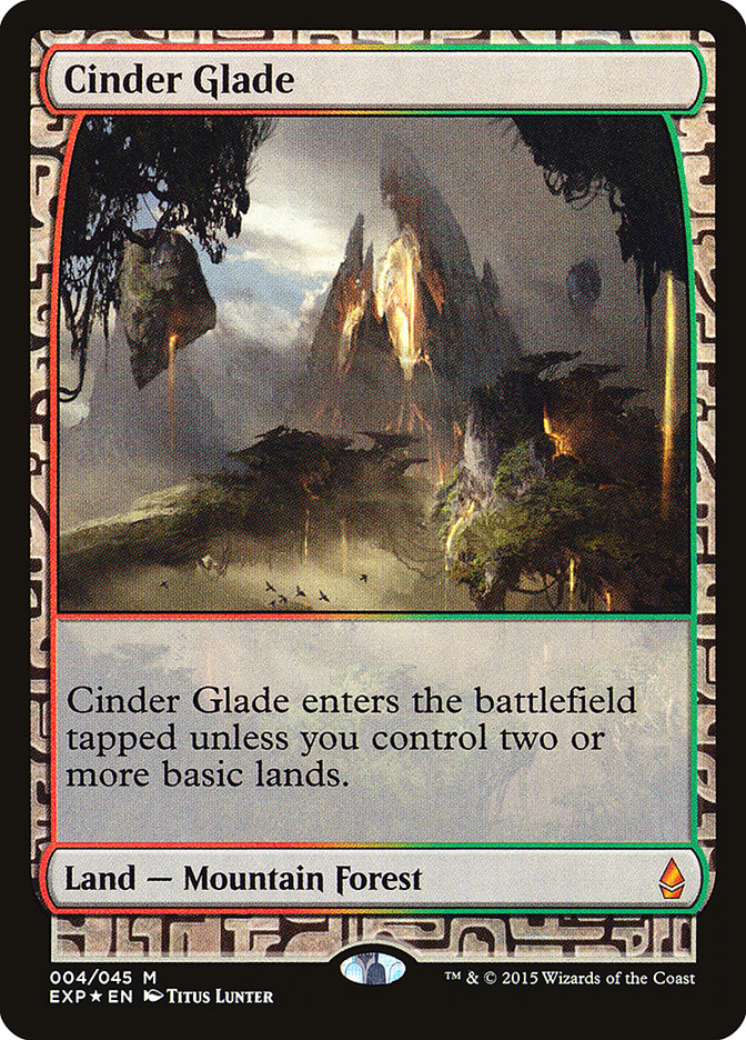 Cinder Glade [Zendikar Expeditions] | Shuffle n Cut Hobbies & Games
