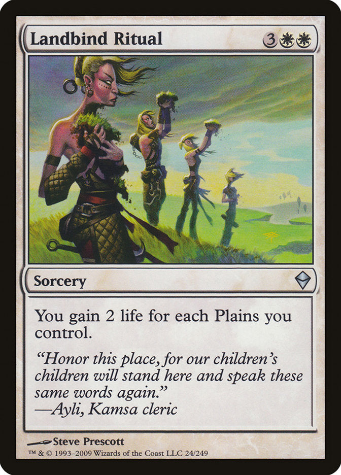 Landbind Ritual [Zendikar] | Shuffle n Cut Hobbies & Games