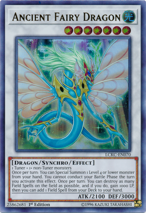 Ancient Fairy Dragon [LCKC-EN070] Ultra Rare | Shuffle n Cut Hobbies & Games