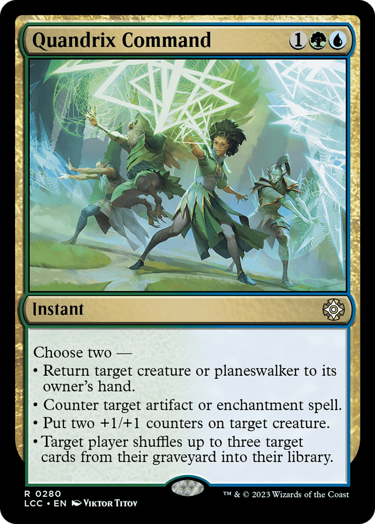 Quandrix Command [The Lost Caverns of Ixalan Commander] | Shuffle n Cut Hobbies & Games
