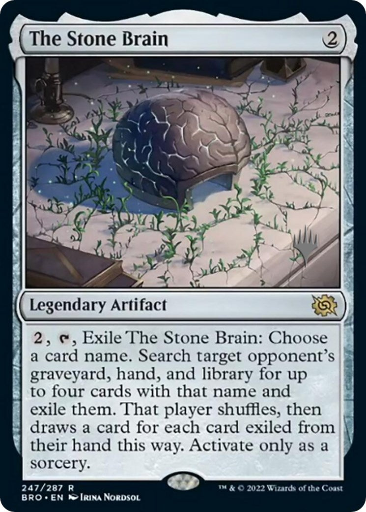 The Stone Brain (Promo Pack) [The Brothers' War Promos] | Shuffle n Cut Hobbies & Games
