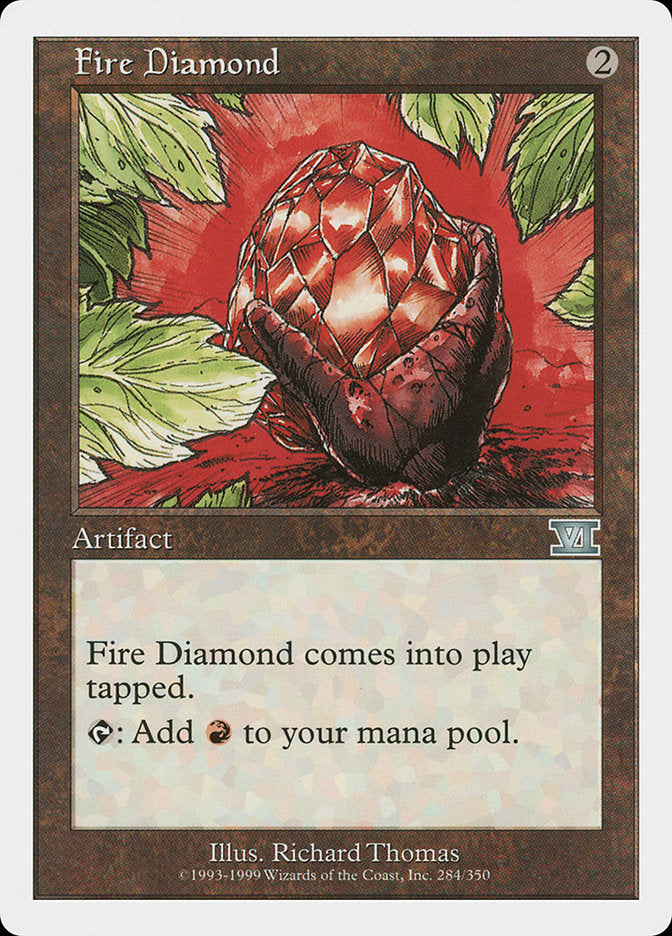 Fire Diamond [Classic Sixth Edition] | Shuffle n Cut Hobbies & Games