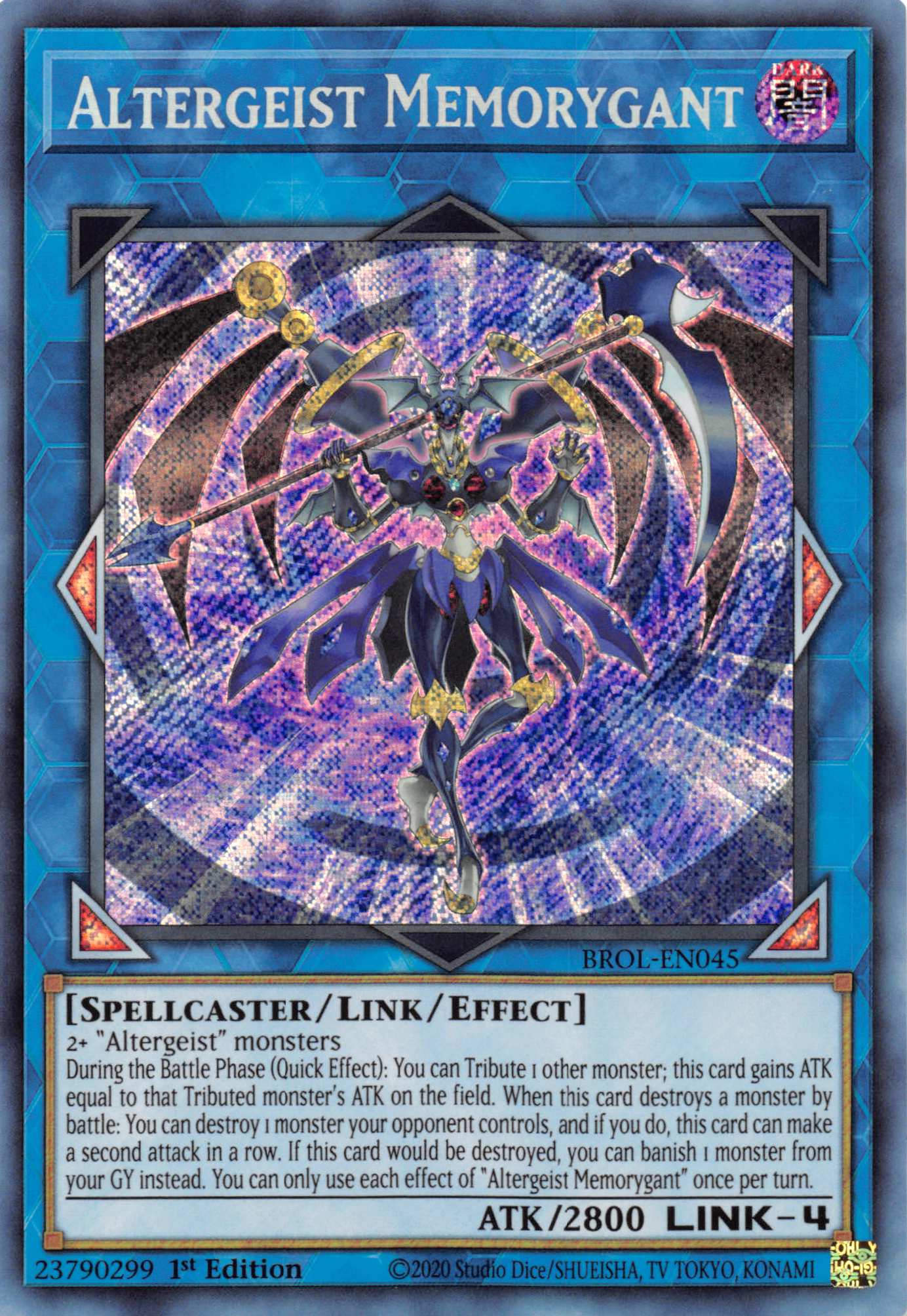 Altergeist Memorygant [BROL-EN045] Secret Rare | Shuffle n Cut Hobbies & Games