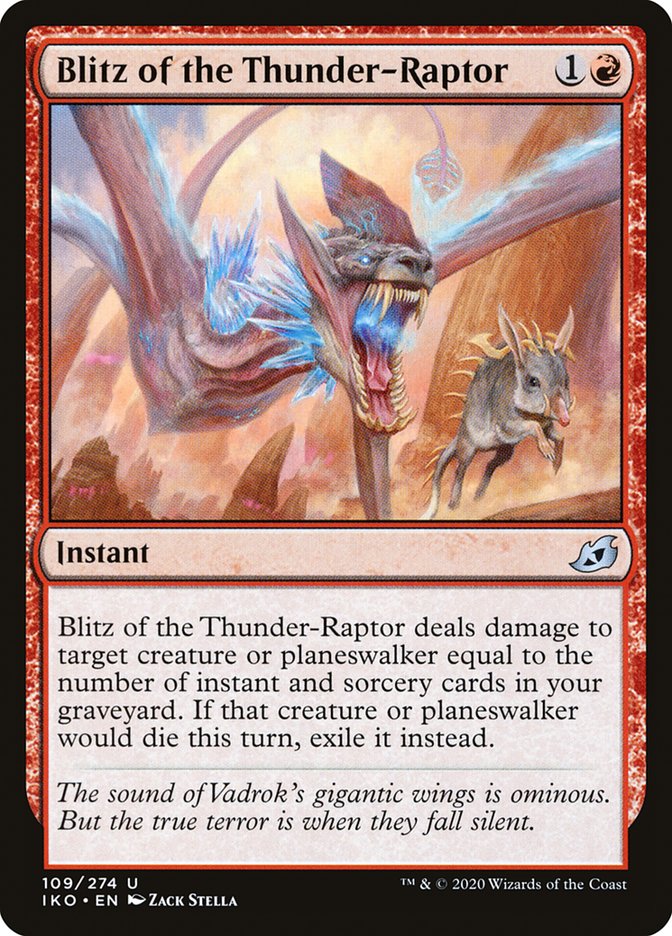 Blitz of the Thunder-Raptor [Ikoria: Lair of Behemoths] | Shuffle n Cut Hobbies & Games