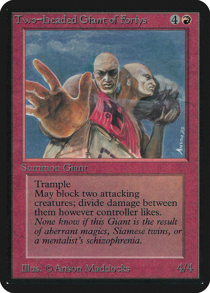 Two-Headed Giant of Foriys [Alpha Edition] | Shuffle n Cut Hobbies & Games