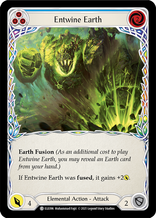 Entwine Earth (Blue) [ELE096] (Tales of Aria)  1st Edition Normal | Shuffle n Cut Hobbies & Games