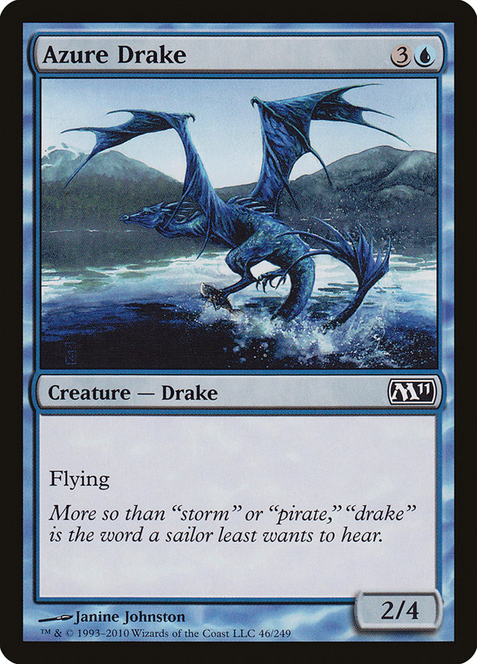 Azure Drake [Magic 2011] | Shuffle n Cut Hobbies & Games