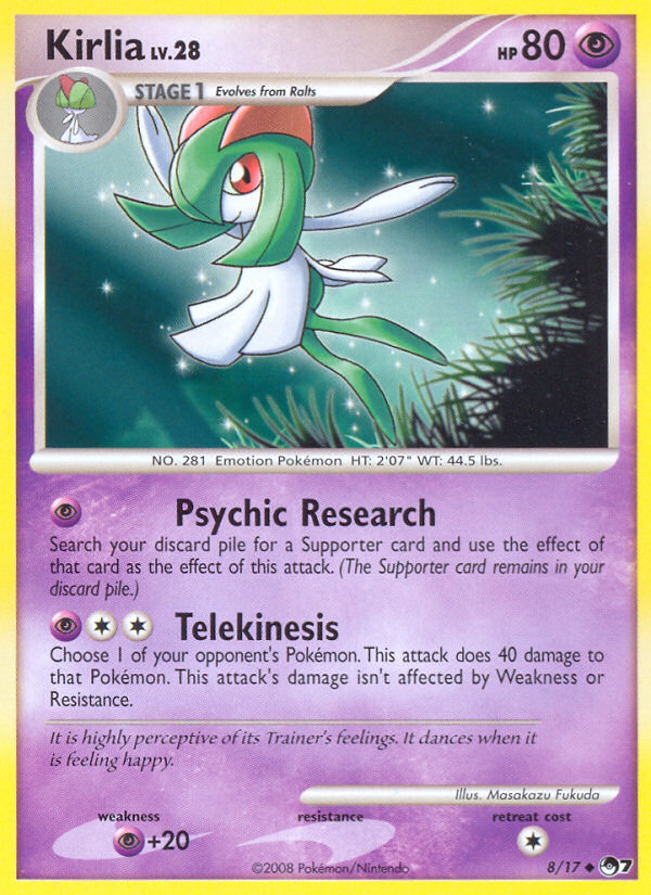 Kirlia (8/17) [POP Series 7] | Shuffle n Cut Hobbies & Games