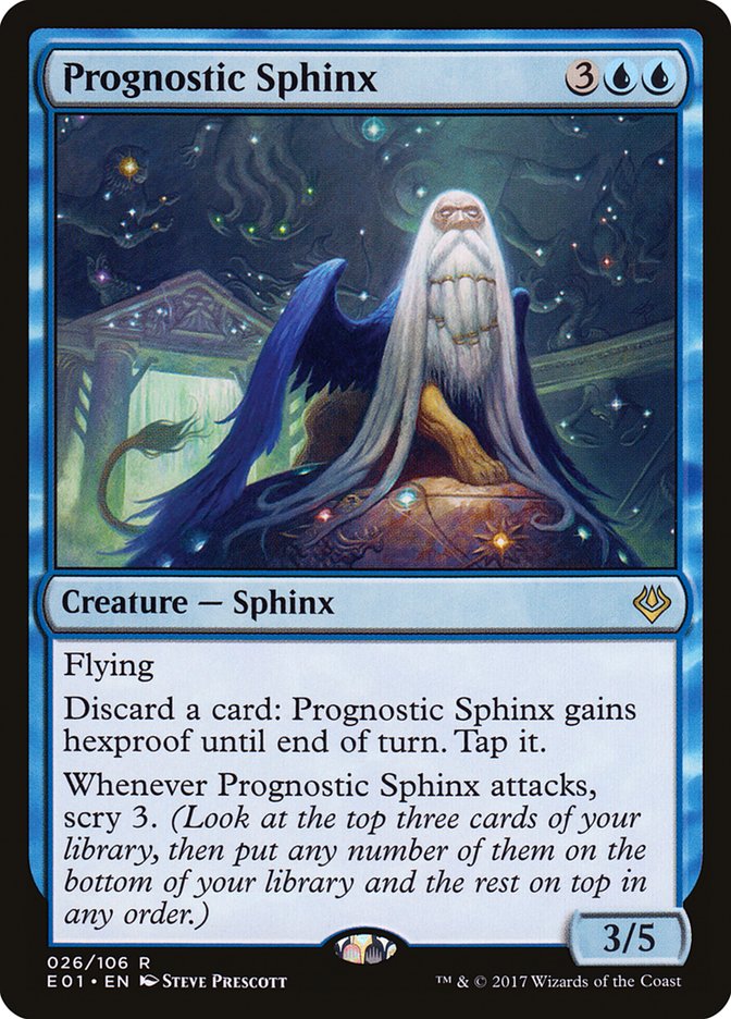 Prognostic Sphinx [Archenemy: Nicol Bolas] | Shuffle n Cut Hobbies & Games
