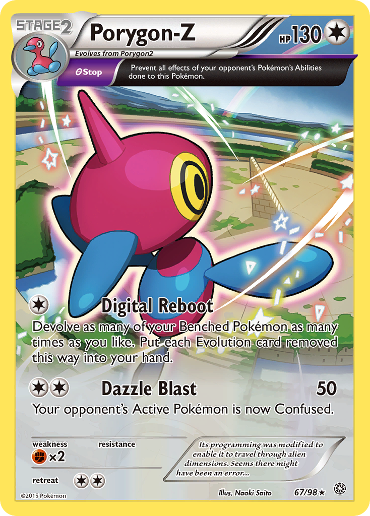 Porygon-Z (67/98) [XY: Ancient Origins] | Shuffle n Cut Hobbies & Games