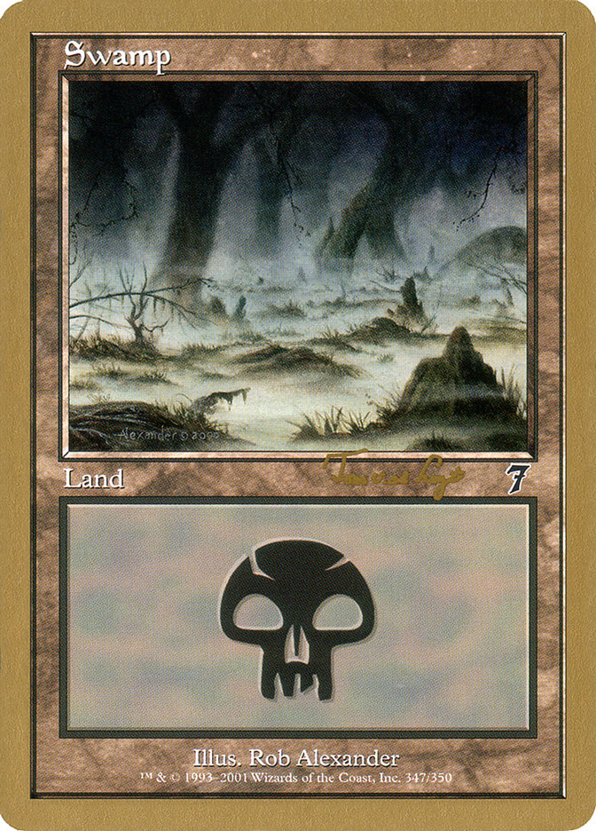 Swamp (tvdl347) (Tom van de Logt) [World Championship Decks 2001] | Shuffle n Cut Hobbies & Games