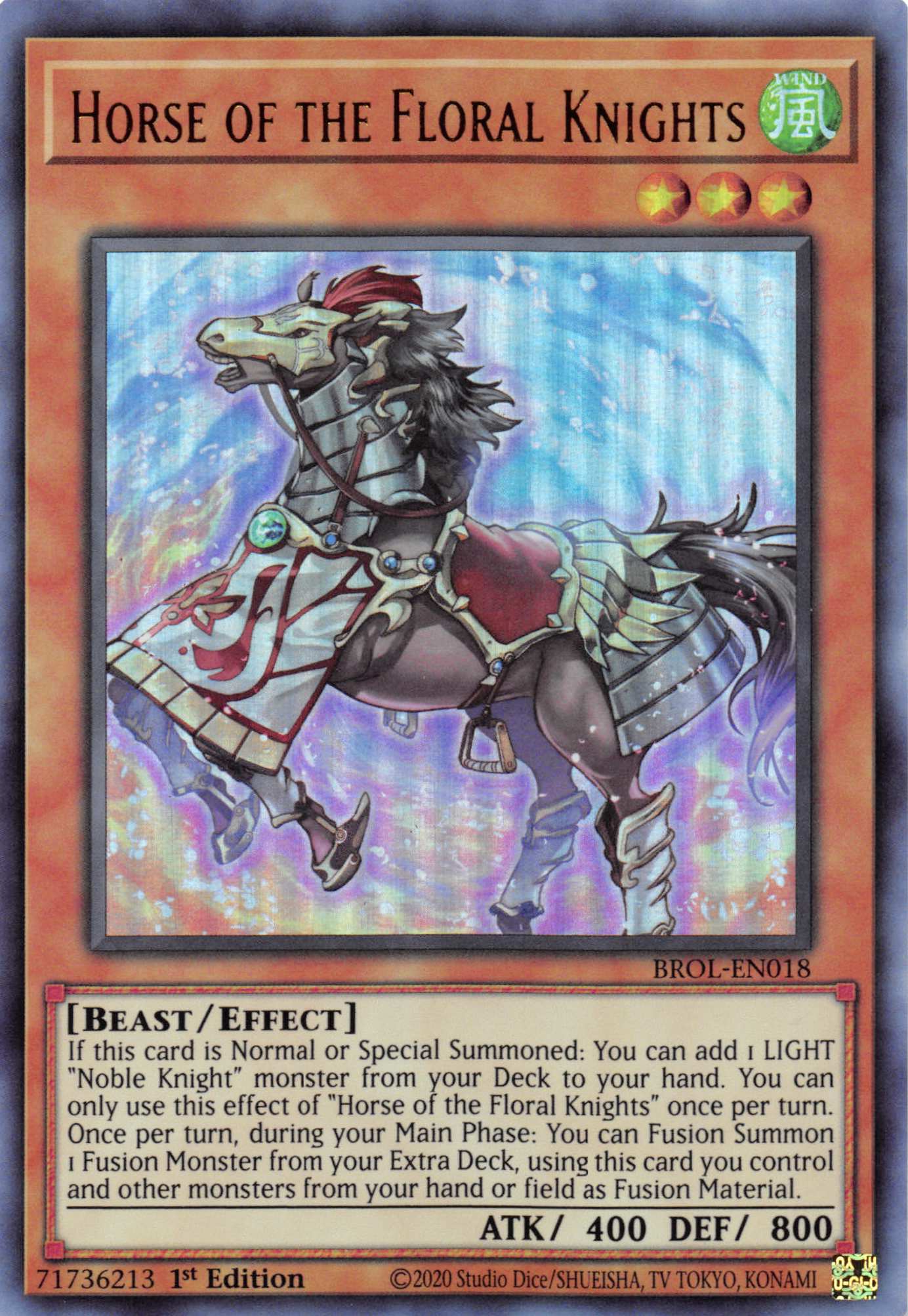 Horse of the Floral Knights [BROL-EN018] Ultra Rare | Shuffle n Cut Hobbies & Games