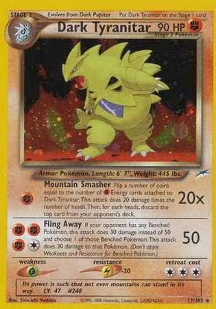 Dark Tyranitar (11/105) [Neo Destiny Unlimited] | Shuffle n Cut Hobbies & Games