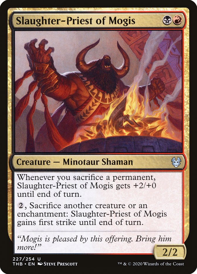 Slaughter-Priest of Mogis [Theros Beyond Death] | Shuffle n Cut Hobbies & Games